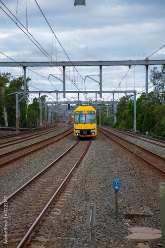 Photography Passages Train going through Summer Hill Station NSW Australia