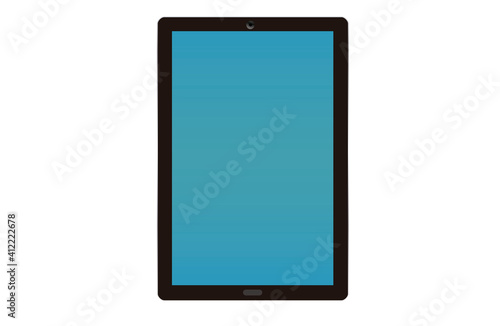 Tablet, smart device isolated
