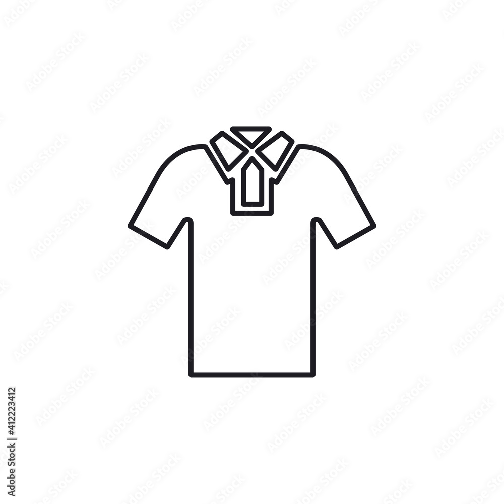 Polo shirt icon. Outfits symbol modern, simple, vector, icon for website design, mobile app, ui. Vector Illustration Polo shirt icon. Outfits symbol modern, simple, vector, icon for website design, mobile app, ui. Vector Illustration