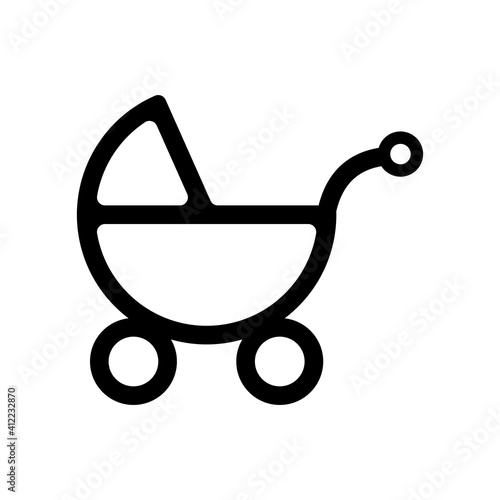 baby stroller icon