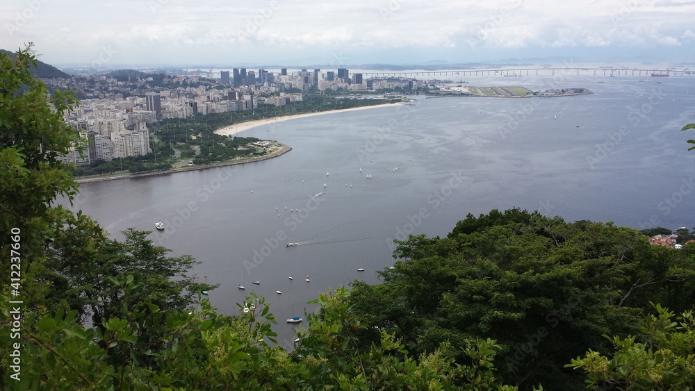 Vue sur la baie de Rio de Janeiro