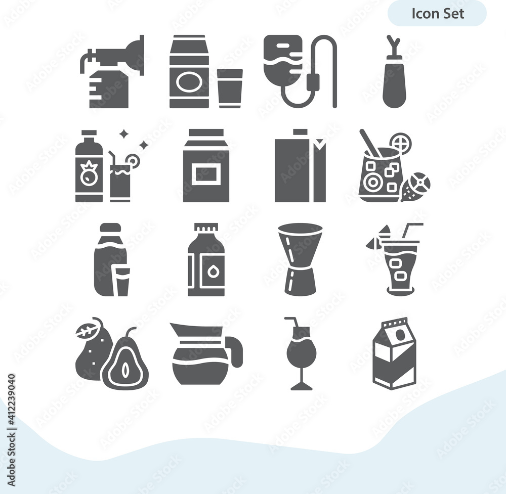 Simple set of body fluid related filled icons. Simple set of body fluid related filled icons.