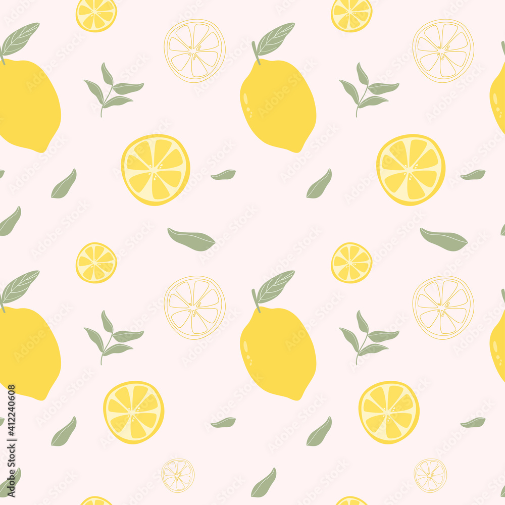 Seamless pattern lemon, lemon seamless pattern design Seamless pattern lemon, lemon seamless pattern design