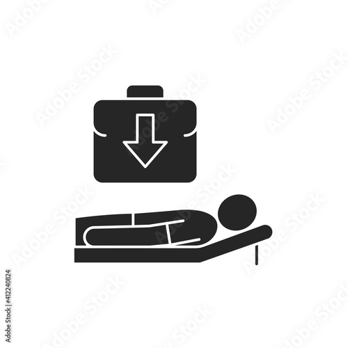 Inoperability line color icon. Sign for web page, mobile app