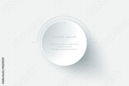 Abstract background. Volume control on a white background. The background can be used as a fond for labels  like a frame  presentation slide. Place for your text.