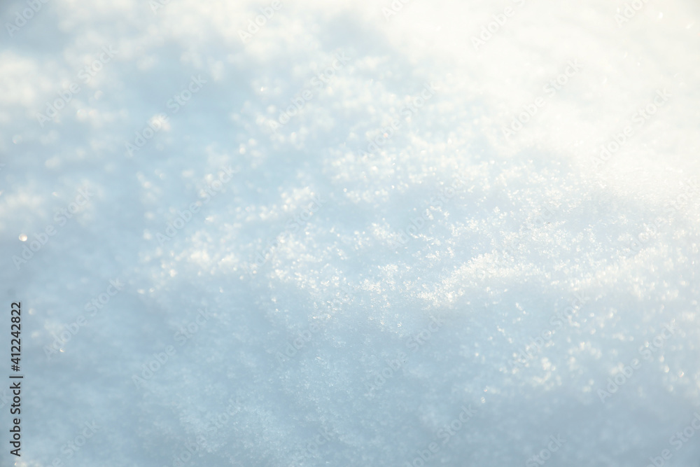 Beautiful snow on sunny day in winter Beautiful snow on sunny day in winter