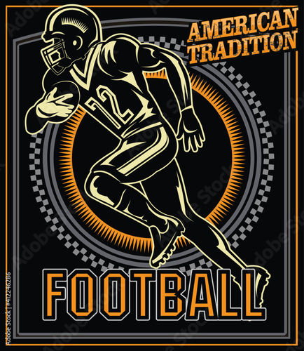 American football player