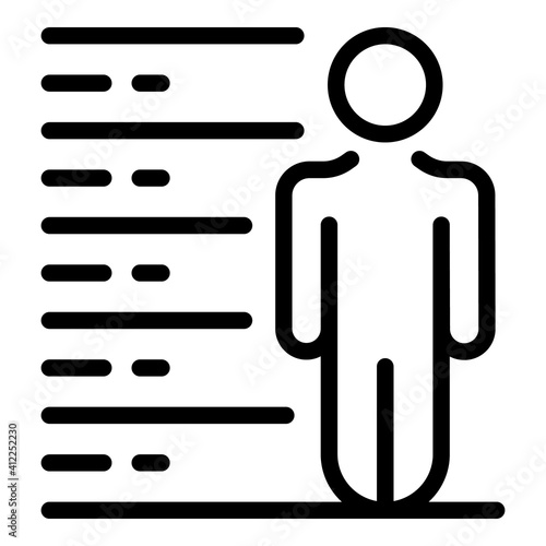 Criminal arrest icon. Outline criminal arrest vector icon for web design isolated on white background
