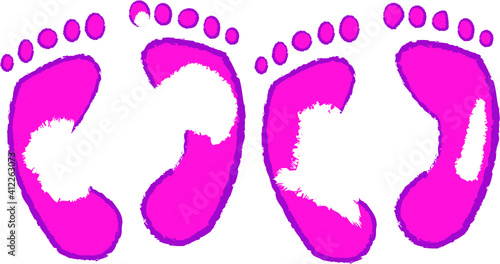 Beautiful footsteps