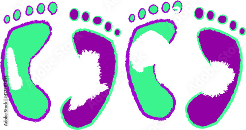 Beautiful footsteps