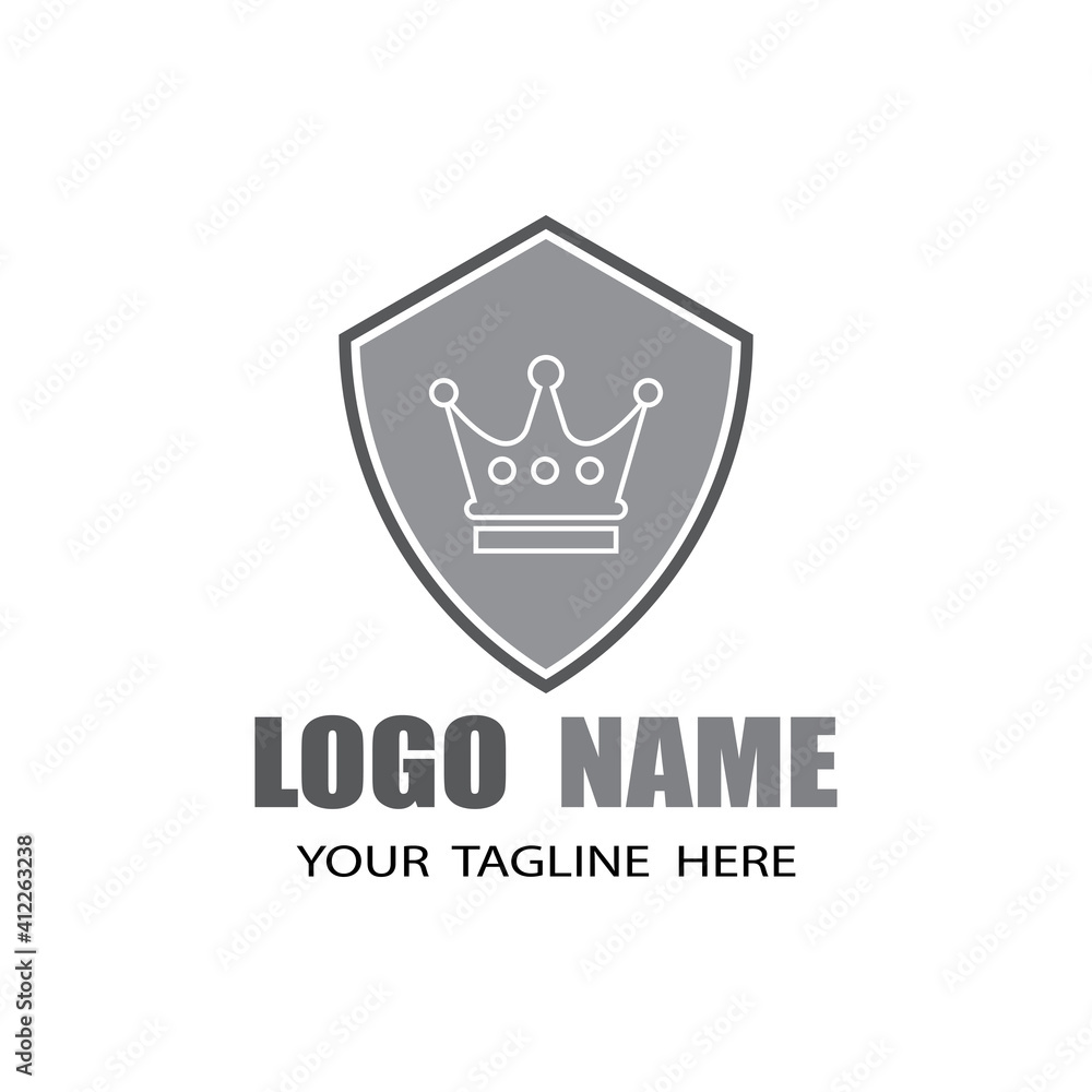 Crown Logo Template vector icon illustration design Crown Logo Template vector icon illustration design