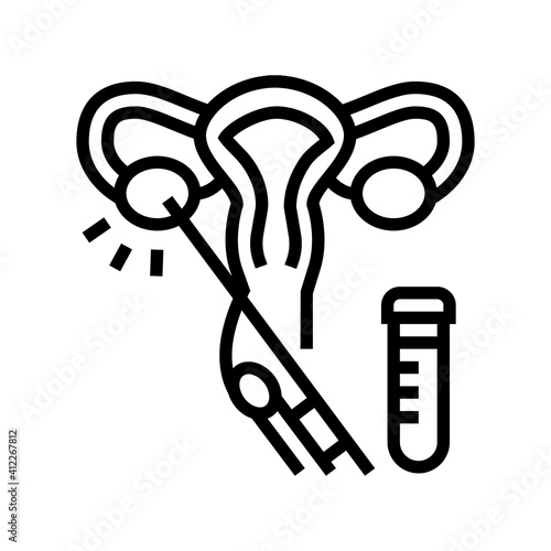 egg pick up line icon vector. egg pick up sign. isolated contour symbol black illustration