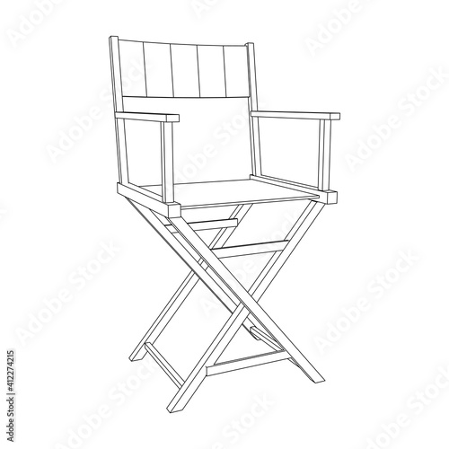 Director movie workplace chair photo