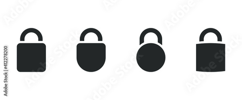 lock icon vector