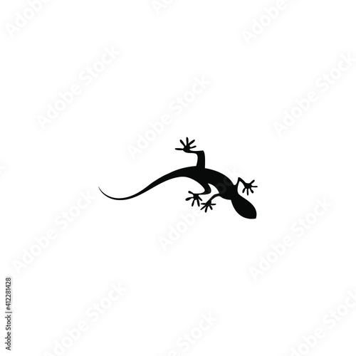 Fototapeta lizard logo
