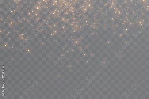 Vector light with starry sparkle. Magic effect. Light effects background.