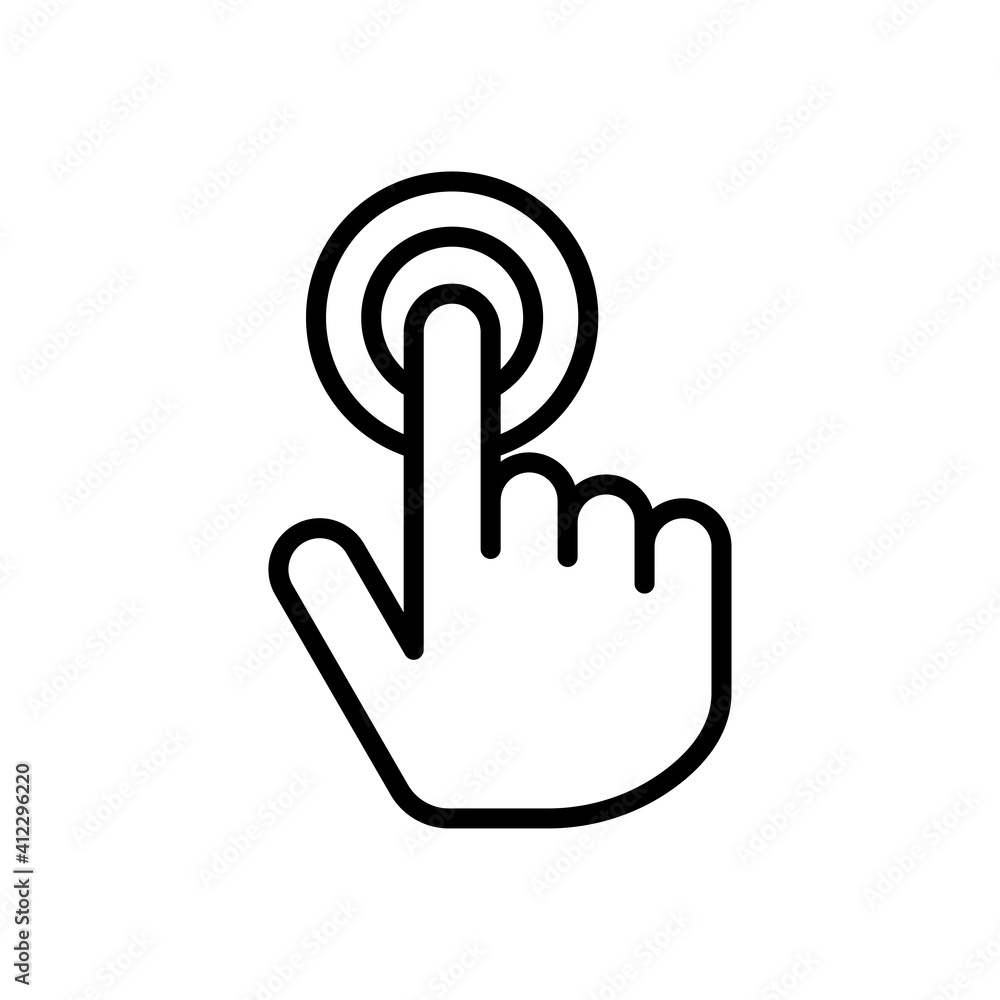 touch icon design vector template touch icon design vector template