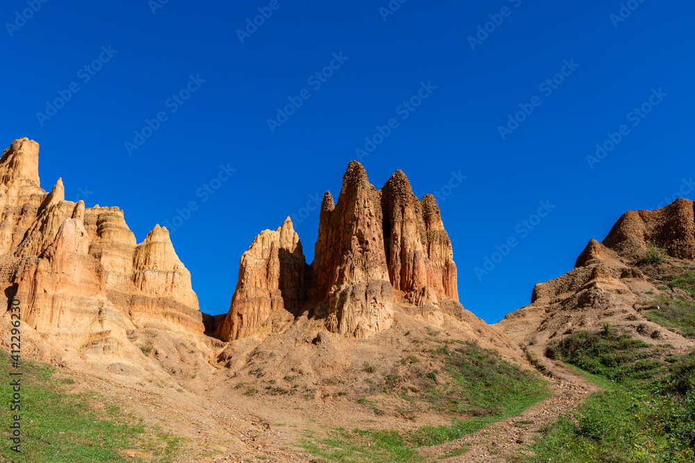 sand dunes in the mountains