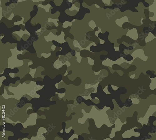 
Camouflage green army pattern forest texture seamless modern print