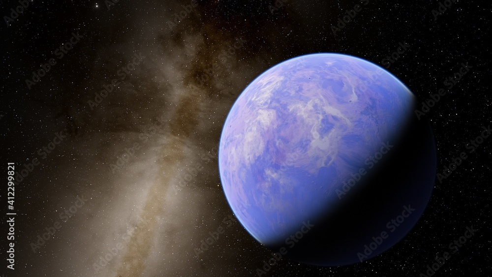 super-earth planet, realistic exoplanet, planet suitable for colonization, earth-like planet in far space, planets background 3d render super-earth planet, realistic exoplanet, planet suitable for colonization, earth-like planet in far space, planets background 3d render
