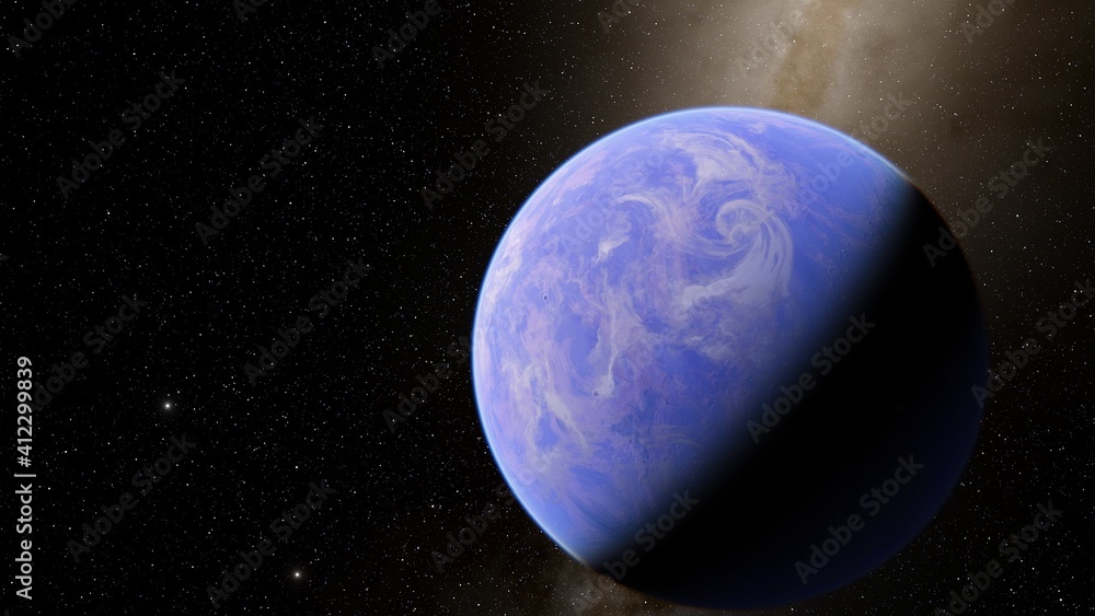 super-earth planet, realistic exoplanet, planet suitable for colonization, earth-like planet in far space, planets background 3d render super-earth planet, realistic exoplanet, planet suitable for colonization, earth-like planet in far space, planets background 3d render