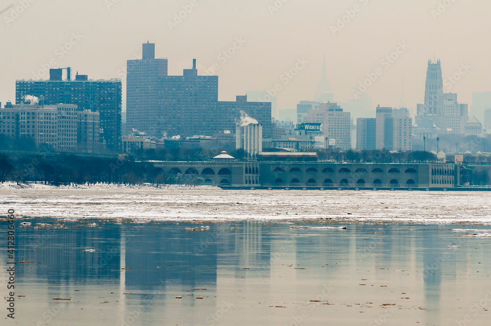 Naklejka premium Hudson river -NEW York