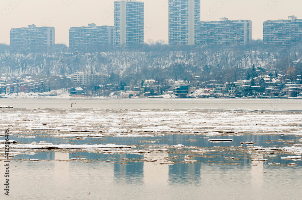 Naklejka premium Hudson river -NEW York