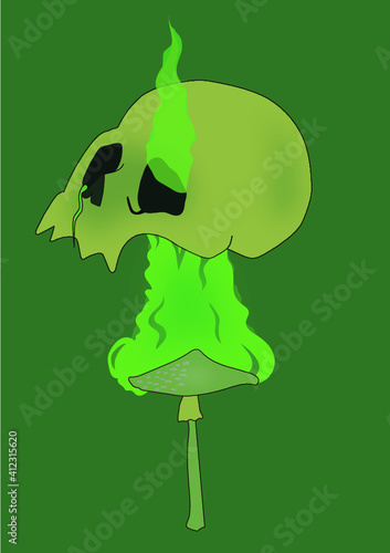 poisoned mushroom