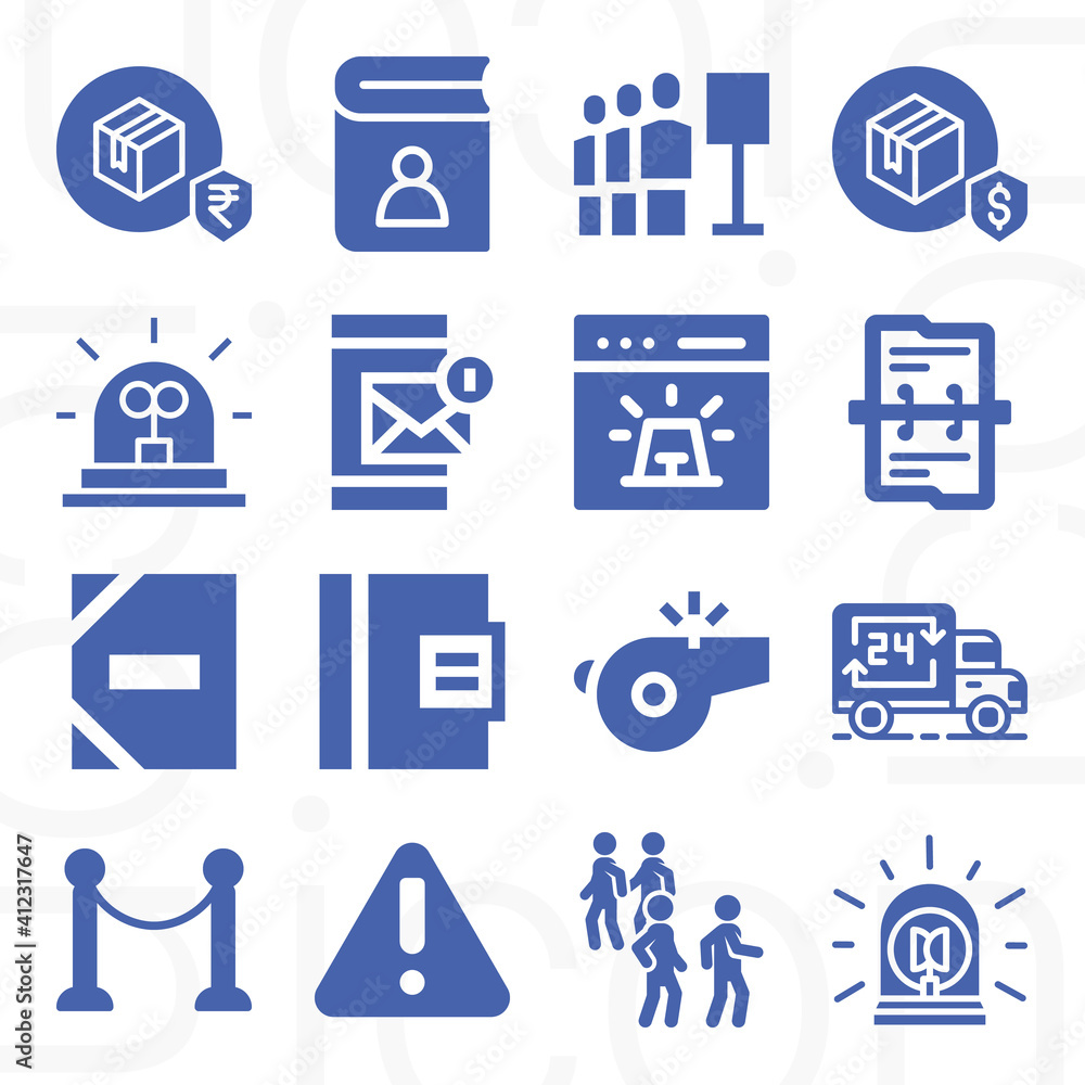16 pack of priority filled web icons set 16 pack of priority filled web icons set