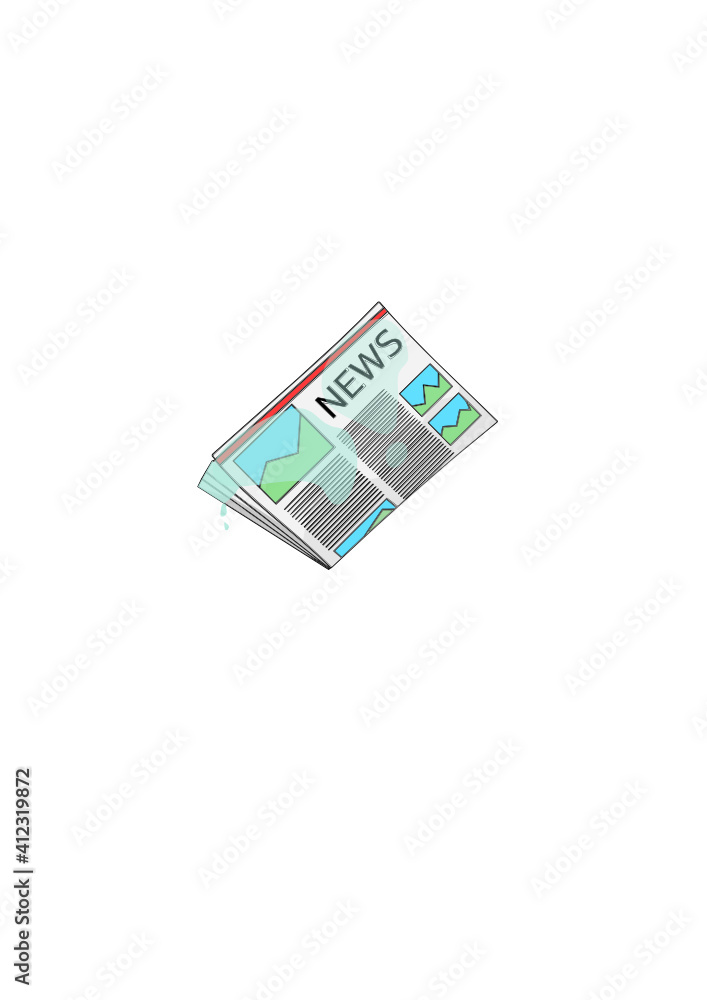 Fototapeta premium Newspaper