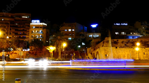 Road at night