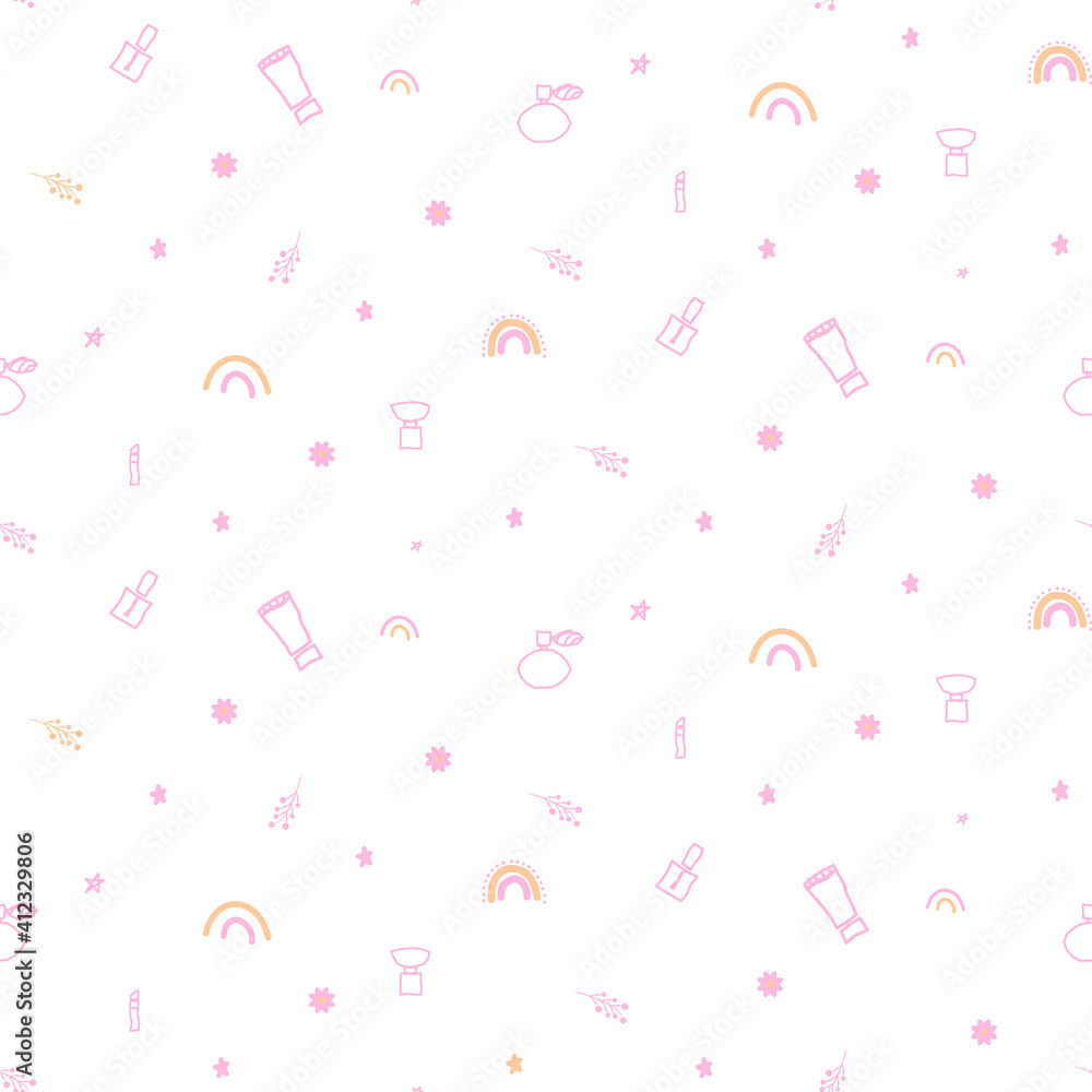 Abstract shapes seamless pattern. Background for paper wrap, textile, package and print design. Abstract shapes seamless pattern. Background for paper wrap, textile, package and print design.