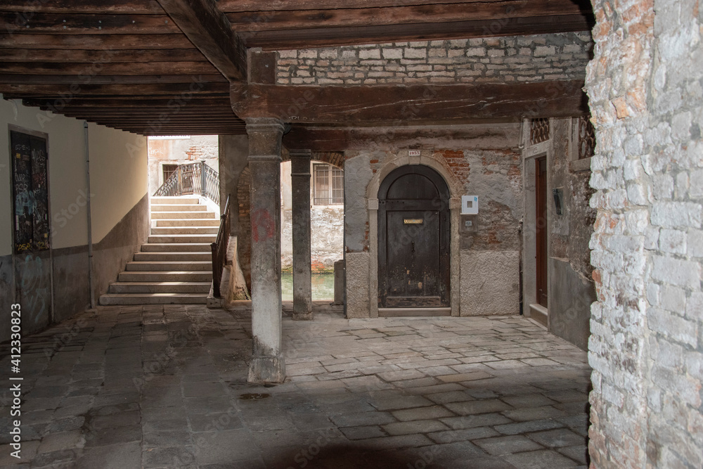 Characteristic view of the city of Venice, Italy, Europe