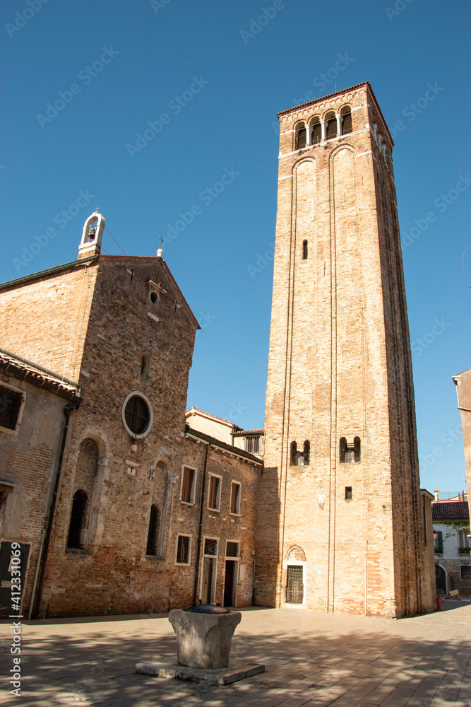 Church of San Giacomo dall'Orio, city of Venice, Italy, Europe
