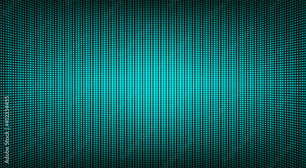 Led screen texture. Digital display. Lcd monitor with dots. Green