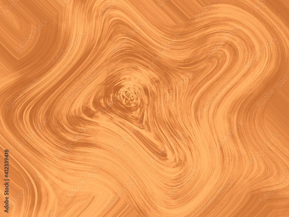 orange abstract background with wave lines