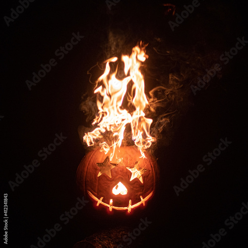 Flamin' Pumpkin