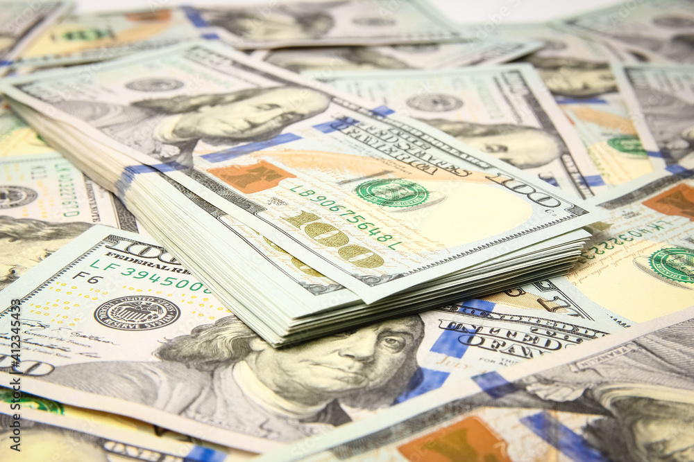 business dollar money on white background business dollar money on white background