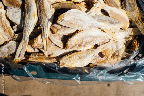 Dried fish photo