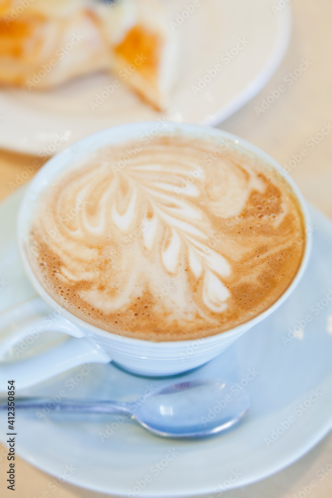 Coffee and pastry Coffee and pastry
