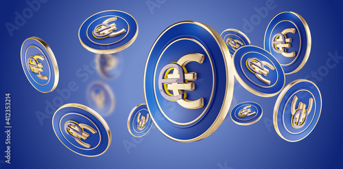 symbol of the digital curre...