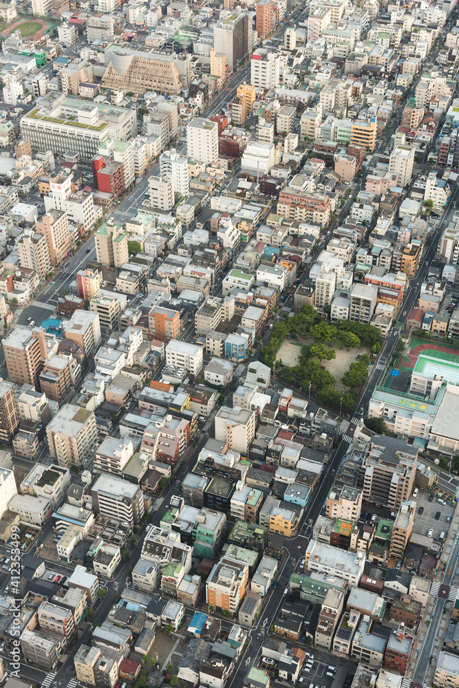 buildings in tokyo from above buildings in tokyo from above