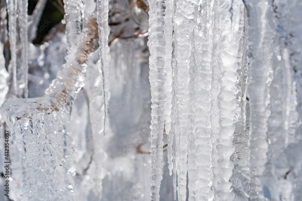 Fototapeta premium 尾ノ内氷柱 氷柱