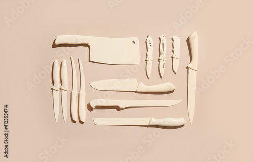 Set/collection of various blades/knives