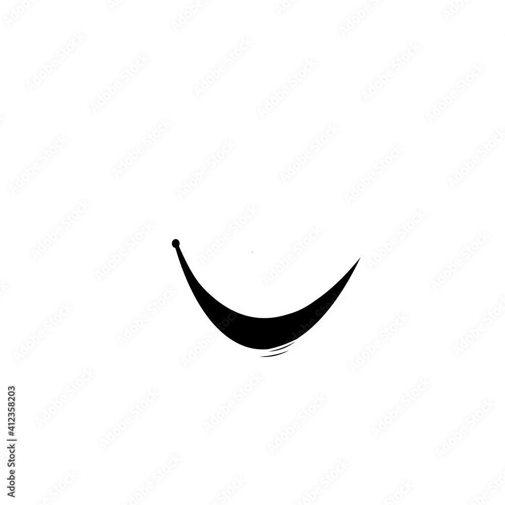 Smile icon Logo Vector Template Design - Vector white Smile icon Logo Vector Template Design - Vector white