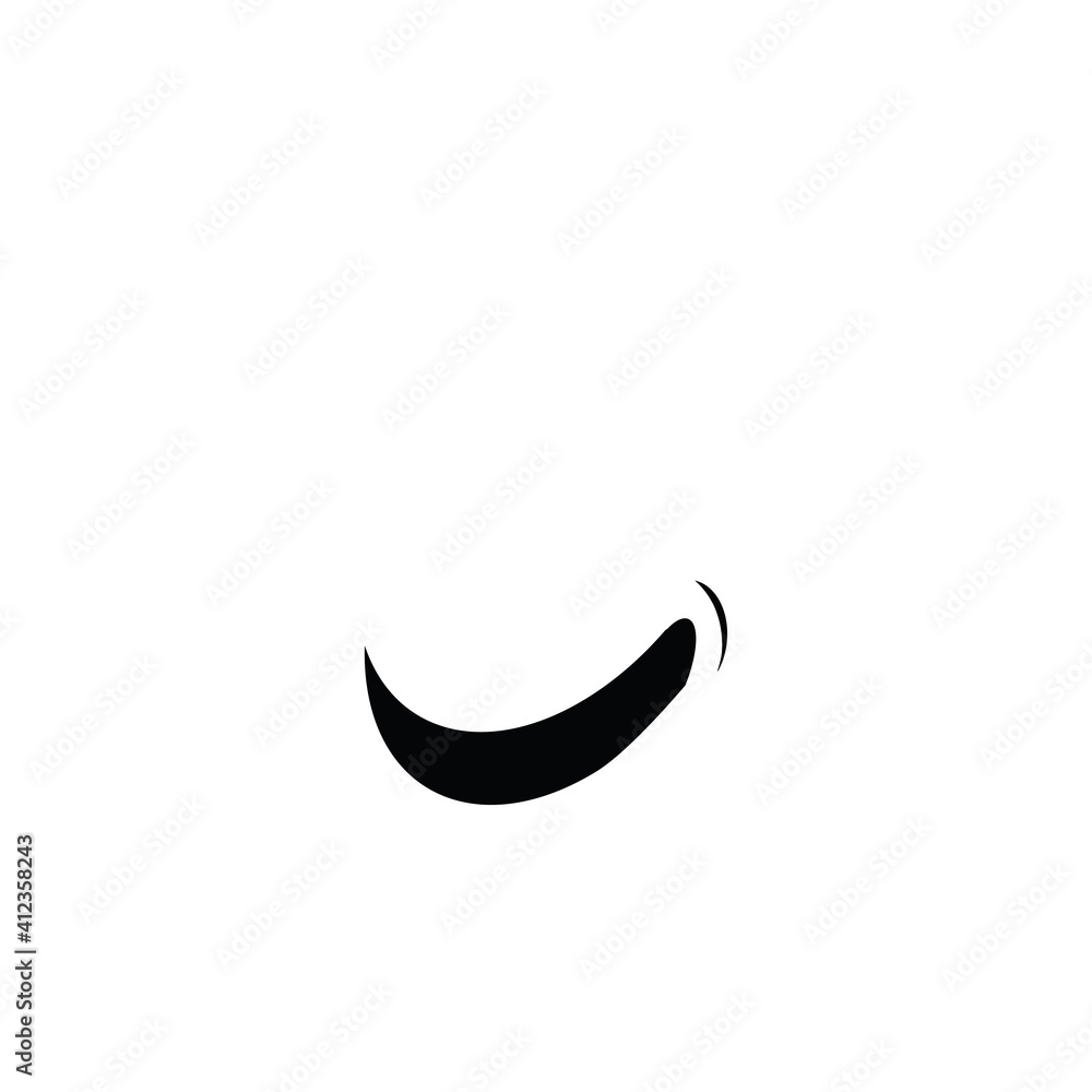 Smile icon Logo Vector Template Design - Vector white Smile icon Logo Vector Template Design - Vector white