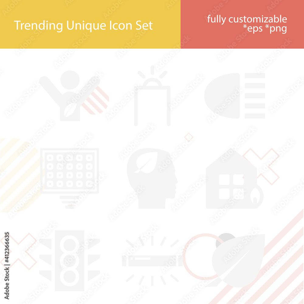 Simple set of electromagnetic spectrum related filled icons. Simple set of electromagnetic spectrum related filled icons.
