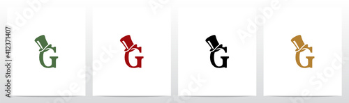 Top Hat On Letter Logo Design G