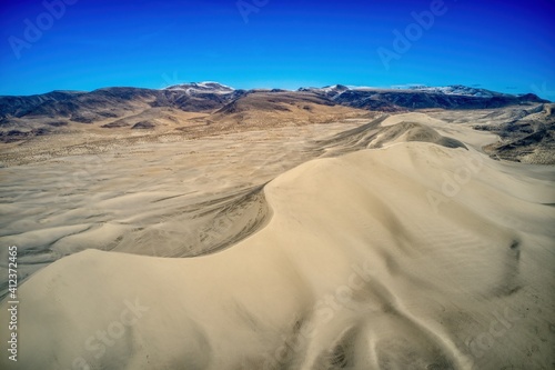 Aerial View of Nevada s famous Sand Mountain
