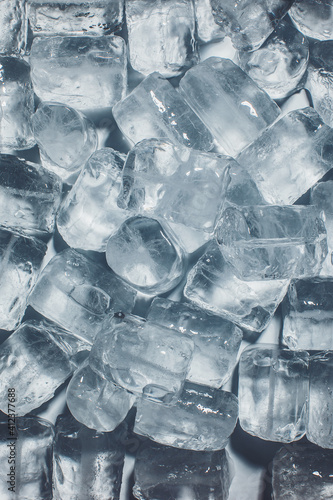 Ice cube background.